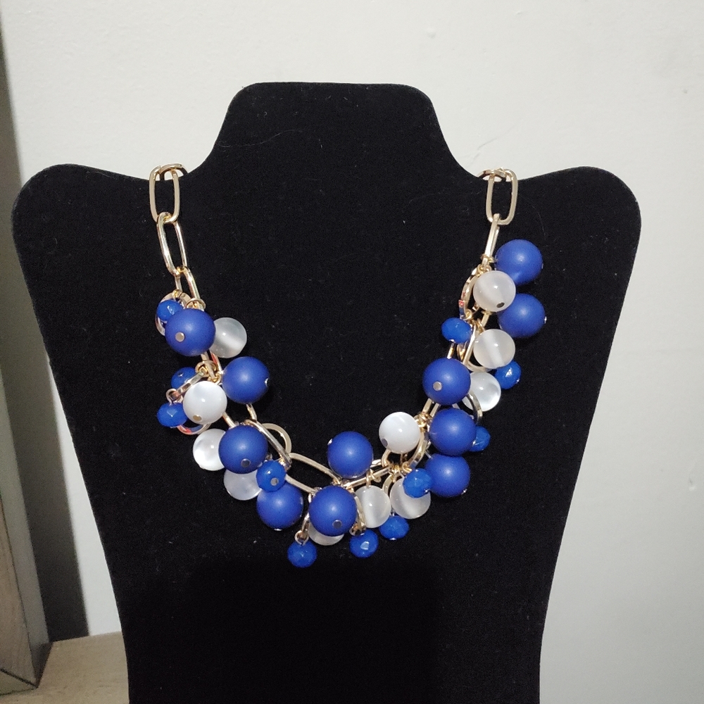 NYC &Company blue necklace.